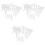 3Pcs Spider Web Shaped Silver Cutting Dies for DIY Card Crafting 5