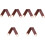 6Pcs Brown Back Scrubber Self-Tanning Applicator for Easy Back Massage 5