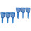 6Pcs Blue Plastic Ice Durable Refrigerator Ice for Home 4