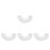 4Pcs White Layered Mesh Ruffled Clown Collar Vintage Decorative Shawl 5