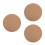 3Pcs DIY Khaki Pottery Bats Durable Ceramic Drying Slabs for Sculptors 8