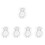5Pcs Reusable Transparent Melon and Fruit Growing Mold Plastic Kitchen 6