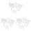 3Pcs Spider Web Shaped Silver Cutting Dies for DIY Card Crafting 4