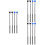 12Pcs Home Use Drum Mallets for Marimba Xylophone Assorted Color Grip 8
