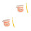 2Sets Teeth Study ABS Plastic Assorted Colors 9