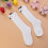2Pcs Kid Mesh Stocking White Cotton Summer Breathable Koala Design 11