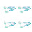 8Pcs Double-Sided Turtle Shell Cleaning Brush Multi-Color Plastic Tool 7