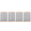 4Pcs Guitar Chord Chart Home Use White Coated Paper Training Guide 4