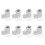 24Pcs Pe Playpen Elbow and Tee Pipe Connectors, Light Grey, Indoor Use 2