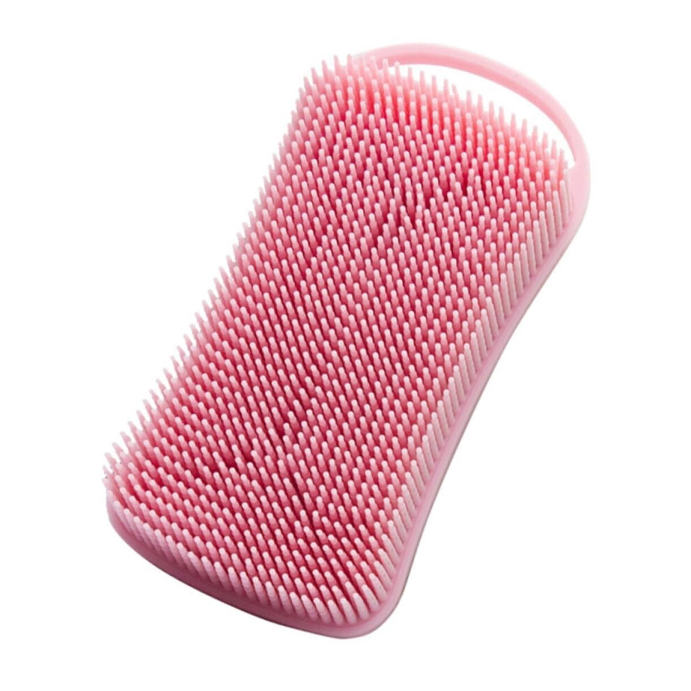 Scalp Massager Brush with Soft Silicone Bristles for Gentle Hair Washing and Multipurpose Bath Use