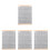 4Pcs Guitar Chord Chart Home Use White Coated Paper Training Guide 2