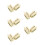 10Pcs Gold Eyebrow Pencil Trimming Tool Versatile Flat Tip Sharpener 5