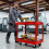 WOLF 2 Tier Heavy Duty Service Cart Workshop Garage Tool Wolf 4