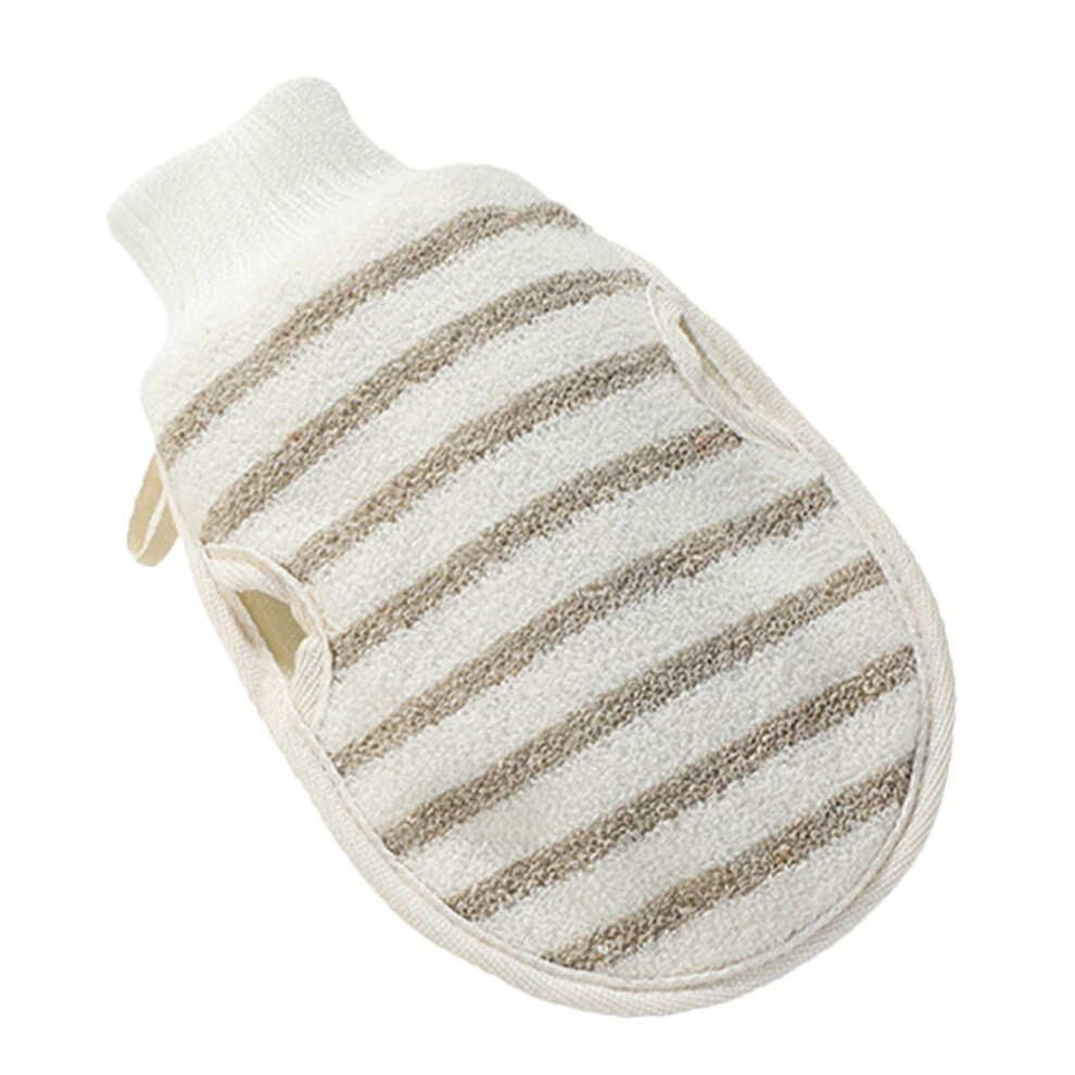 Exfoliating Bath Mitt DualSided Glove for Dead Skin Removal and Back Cleansing Shower Spa Use