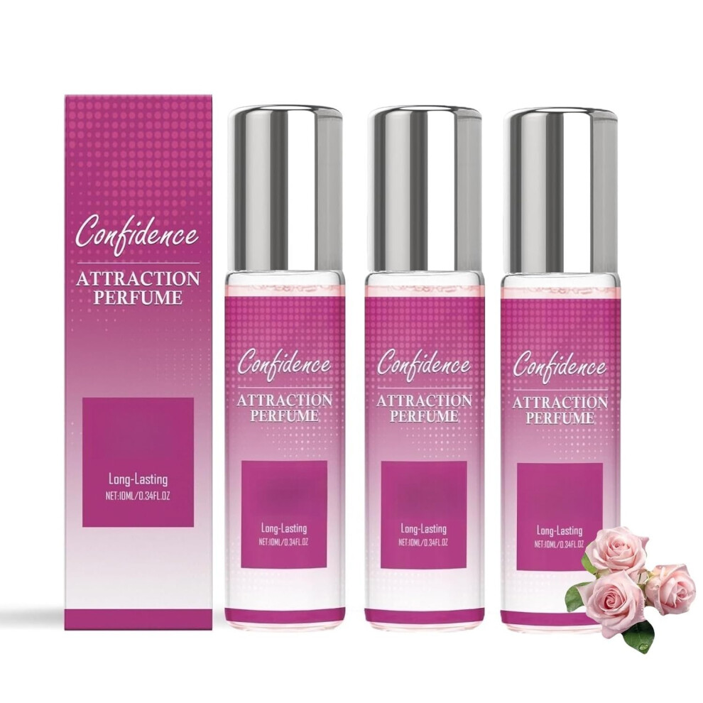 Roll On Perfume for Women Long Lasting Fragrance Set Travel Size Elegant Scent 3pcs