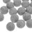 20Pièces Petites Boules En Laine Mousse Grise Pour 8