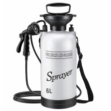 Portable Shower Pump 6L Capacity, 10Mode Sprayer Head, 9.84 Ft Hose, Portable Camping Shower