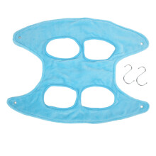 Rede de relaxamento para higiene de animais de estimação com ganchos em S, suporte multifuncional para cães para aparar unhas e dar banho, kit de