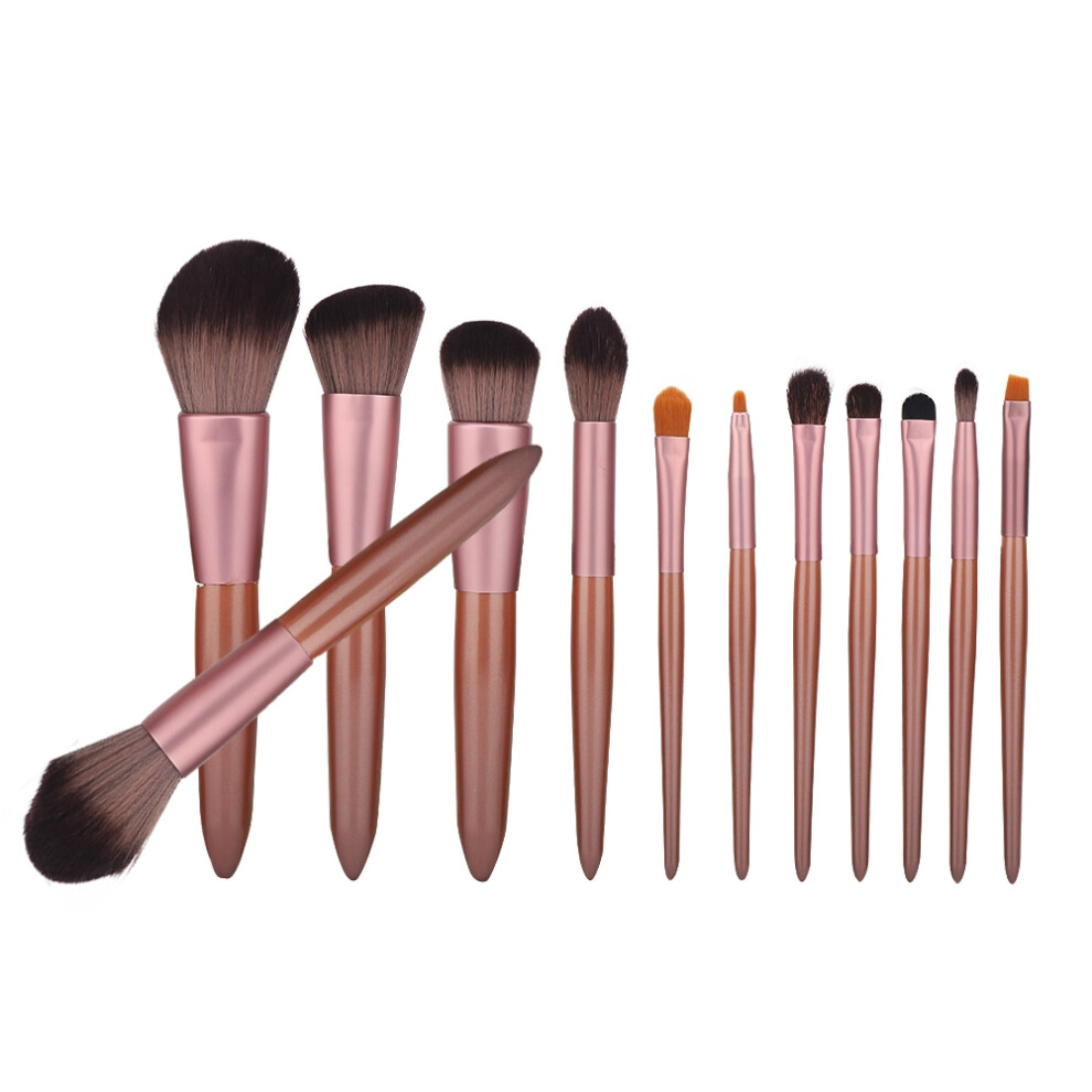 Precision Eye Makeup Brushes with Flawless Application, Travel Makeup Brush Kit 12pcs Includes Eyeshadow Eyeliner Concealer Tools in Premium Fiber