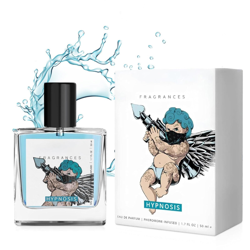 Men's Pheromone Cologne 24H Long Lasting Amber Vanilla Fragrance with Natural Herbal Base