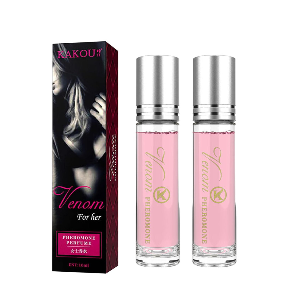 Pheromone Perfume for Women 2pcs Set, Long Lasting Scent, Pheromone Infused Rollerball Fragrance