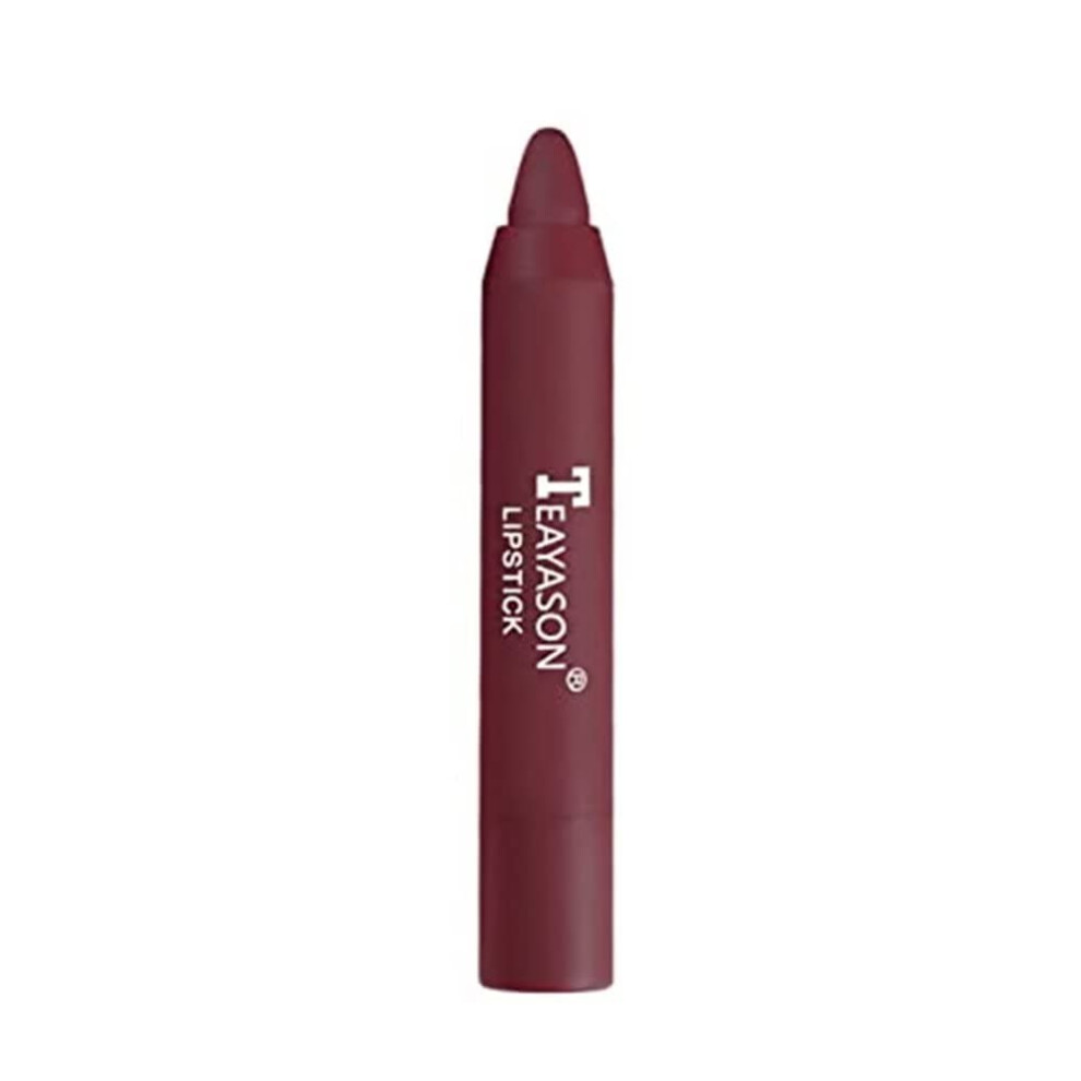 Matte Lipstick with Velvet Finish, Long Lasting  Pigment Lip Crayon Pencil, 1 PC