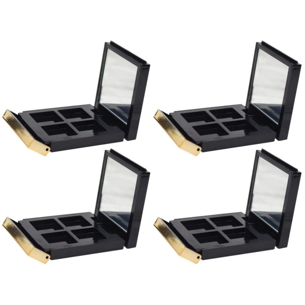 Empty Eyeshadow Palette Set with Mirror, Magnetic Makeup Organizer for Travel and Custom Storage