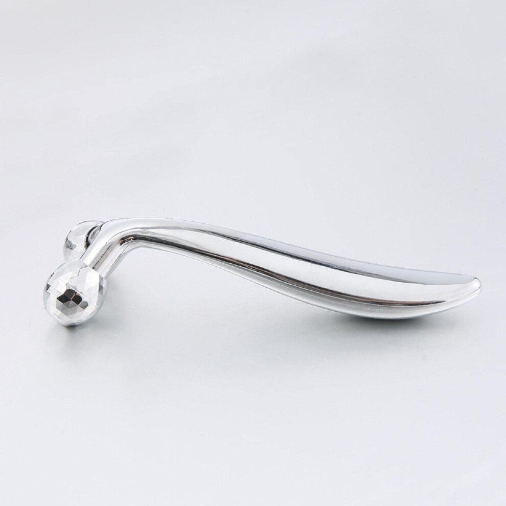 Facial Roller Face Massager 3D Zinc Alloy YShaped Tool with 360 Ball Rotation for Contour