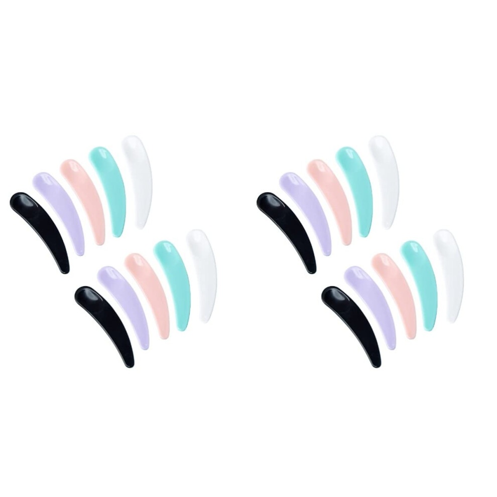 Cream Cosmetic Spatula And Facial Mask Spoon Set For Hygienic Scooping, 150Pcs X2