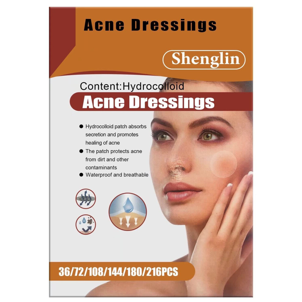 Acne Pimple Patch Hydrocolloid Spot Treatment Invisible Overnight Healing 12mm 72 Count