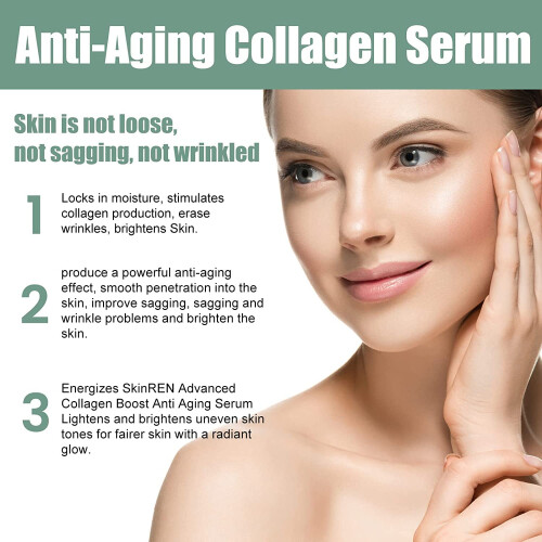 Collagen Boost Anti Aging Serum with Placenta Extract, Deep Hydration and Fast Absorption 30ml 2