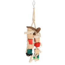Giocattoli da masticare per pappagalli, accessori per gabbie di pappagalli di piccola e media taglia, giocattolo per la stimolazione dell'istinto