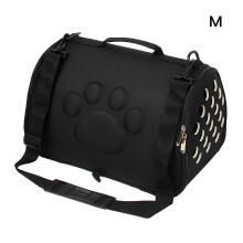 Transparente Katzentransportbox für Reisen mit Haustieren, faltbare, weiche Transportbox mit atmungsaktivem, belüftetem Design und verstellbaren,