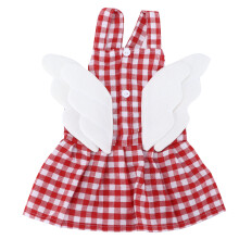 Ropa de moda para gatos con lazo desmontable, vestidos elegantes para perros con diseño de pecho elástico, vestido sin mangas para mascotas para