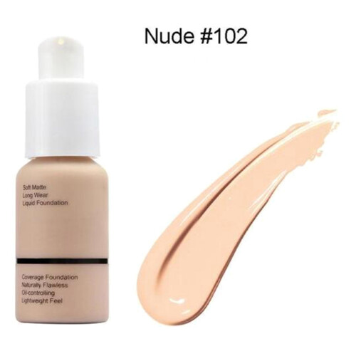Ελαφρύ Foundation Makeup, Vegan και χωρίς δοκιμές σε ζώα, απαλό ματ υγρό κονσίλερ με