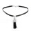 Κολιέ Choker από Faux Leather για γυναίκες, γοτθικό κολιέ με φούντα σε στυλ Boho, υψηλής 1