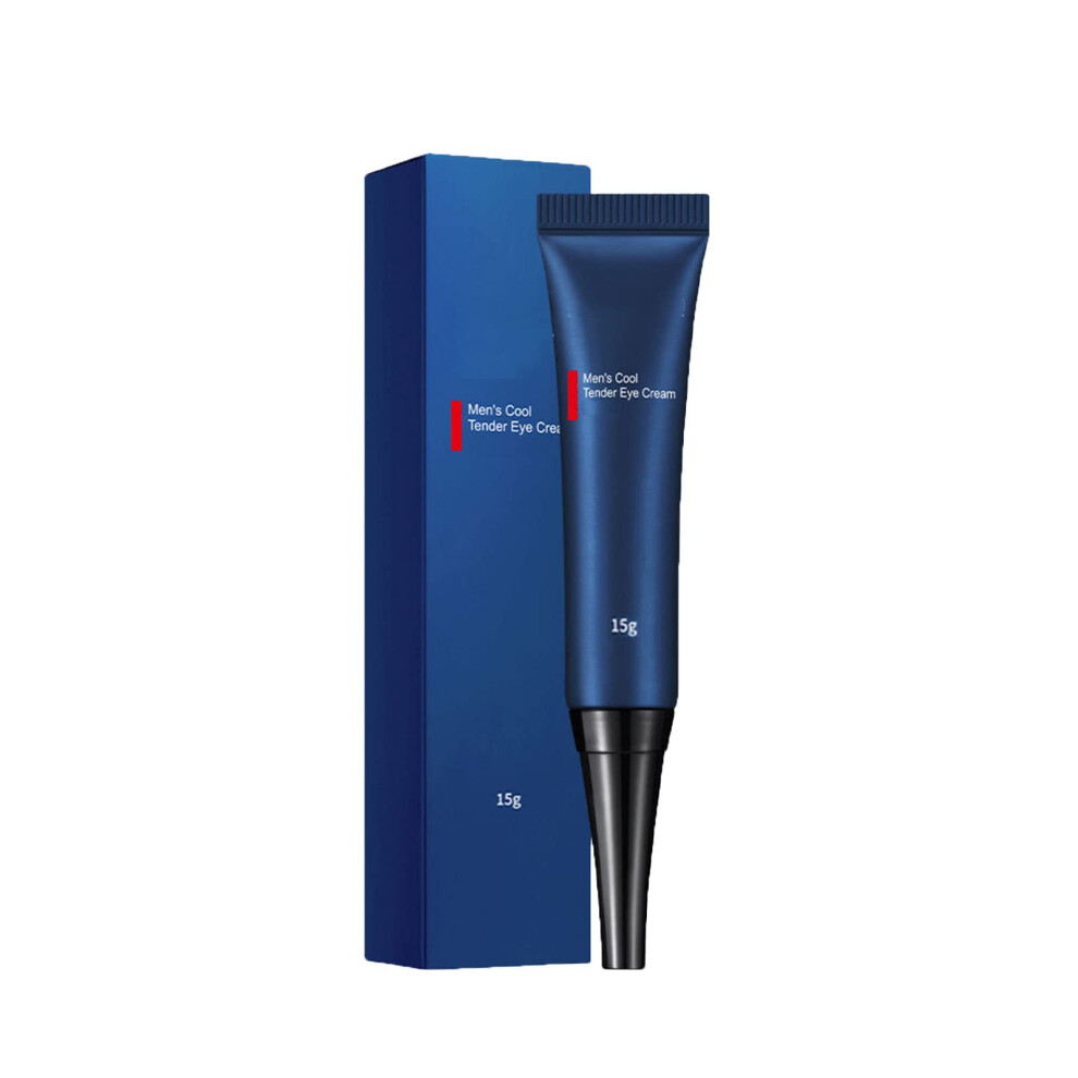 Cream/Dark Men's Eye Peptide Gel 15G For Puffiness, Circles, Wrinkles And Hydration