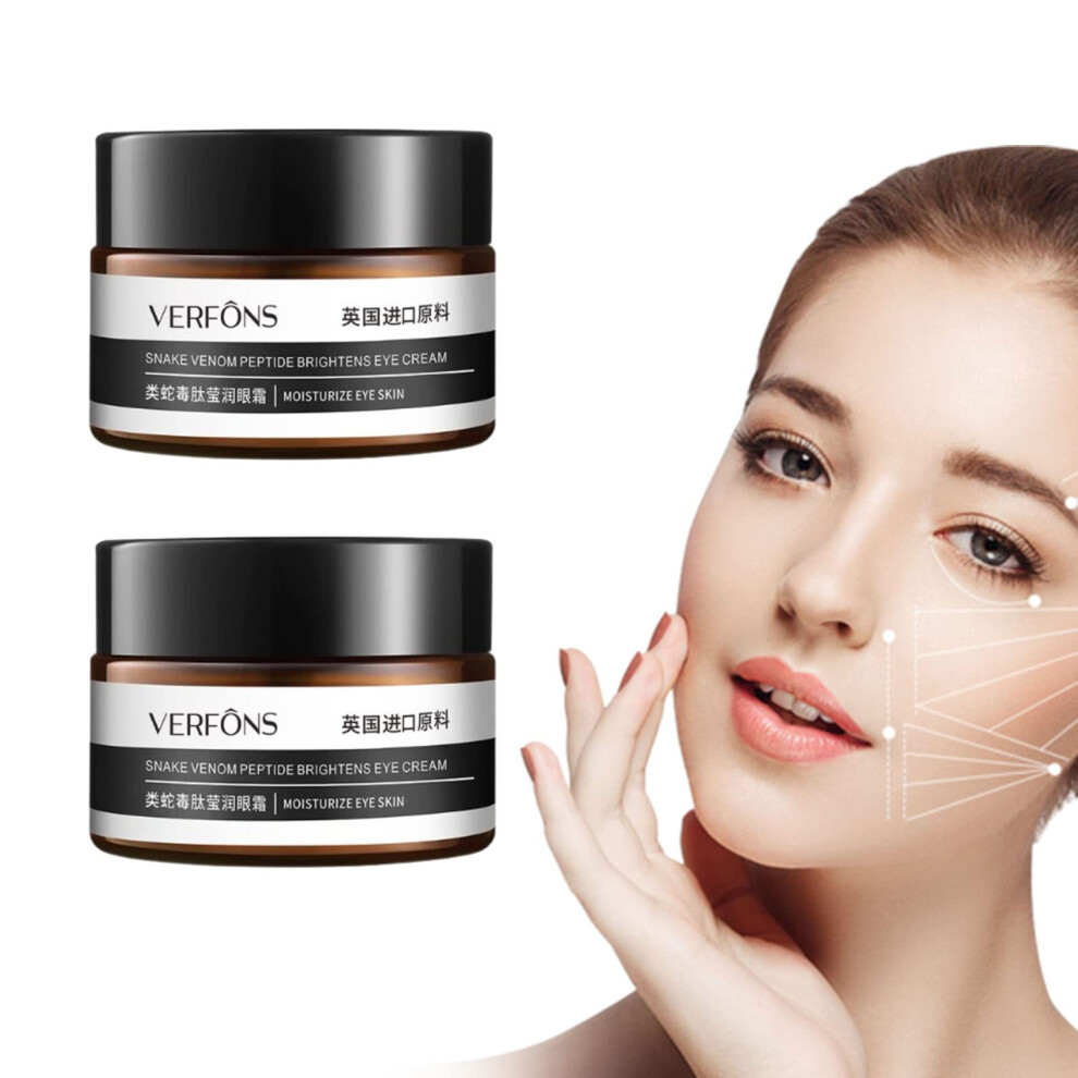 Anti Aging Eye Cream Duo Pack for Bags and Wrinkles, Instant Firming Travel Size
