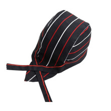 Multipurpose Chefs Hat Bakers Children-Black and red white