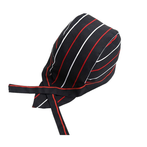 Multipurpose Chefs Hat Bakers Children-Black and red white