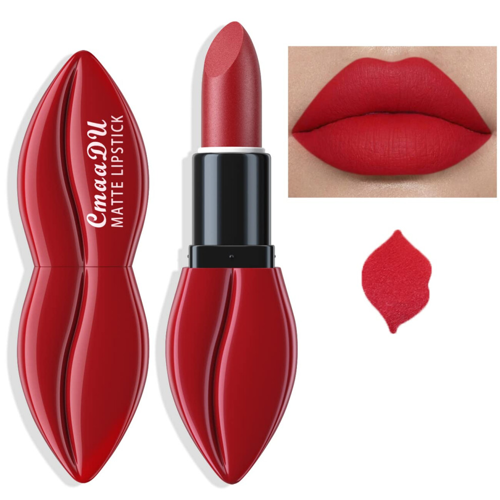 Cream Matte Nude Lipstick And Waterproof Lip Gloss Set, Longlasting Pigment Velvet Finish