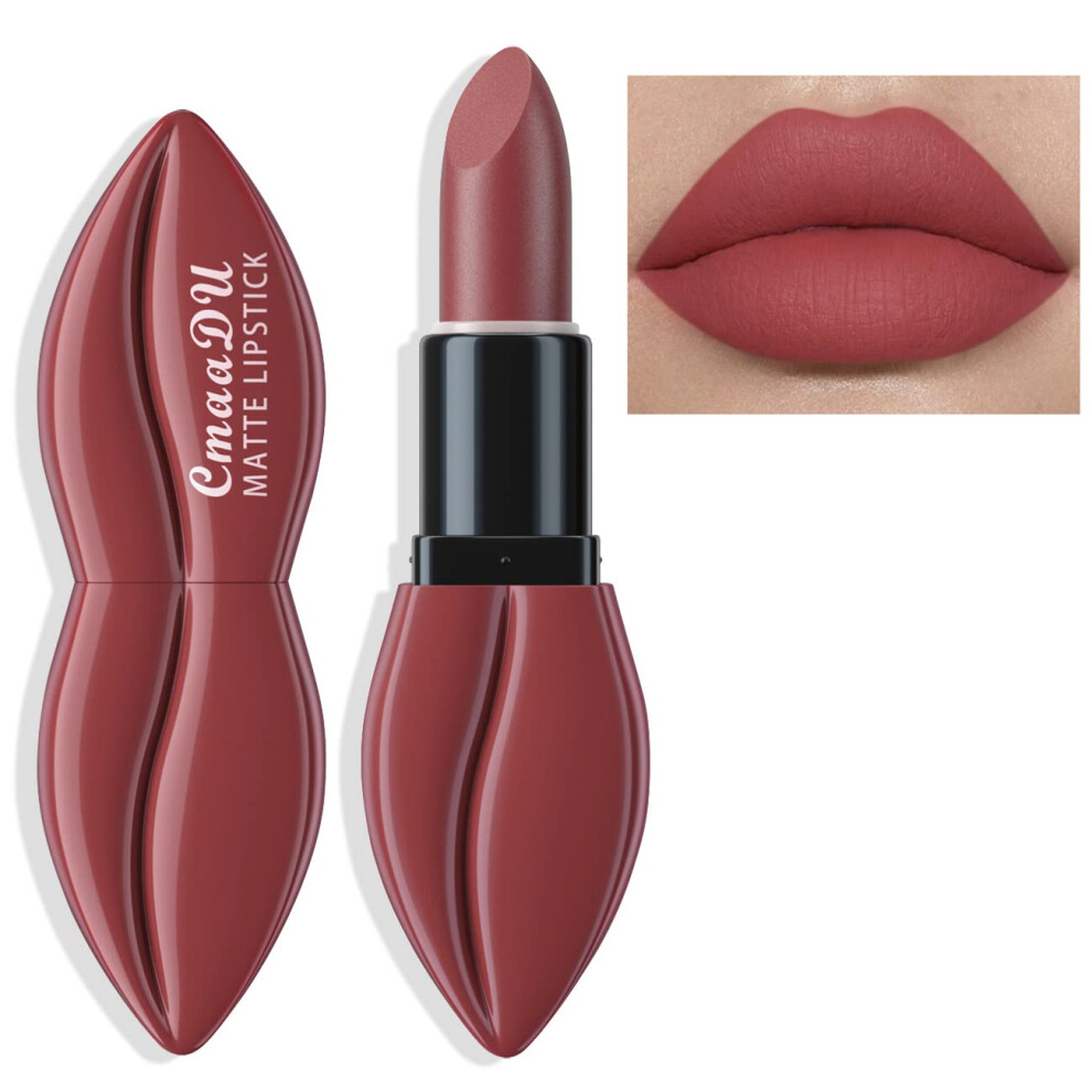 Cream Matte Nude Lipstick Set With Longlasting Waterproof Moisturizing Velvet Finish Pigment
