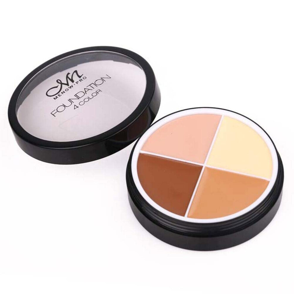 Cream/Dark 4 Color Concealer Palette Waterproof Color Corrector For Circles And Redness