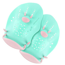 1 Pair Swim Assist Fins for Men Women Long-Green child