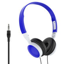 Wired Game Headset OverEar Computer Gaming Headset OnEar NoiseCanceling For Computers And Mobile Phones Dark Blue