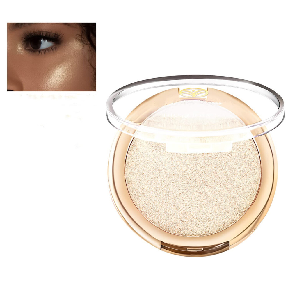 Highlighter Palette 6 Shimmer Shades Buildable Glow Longlasting Radiance Makeup 03