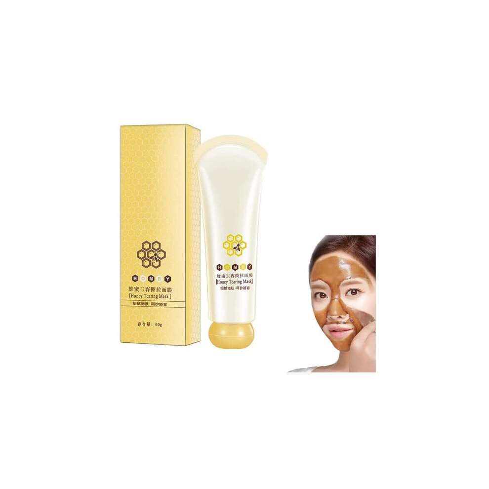 Honey Peel Off Face Mask Blackhead Remover with Hydrating Honey Extract for Deep Pore Cleansing 1PCS