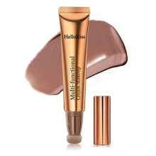 Liquid Contour Stick with Cushion Applicator, Waterproof Matte Cream Contour Wand for Face and Body Shade 2