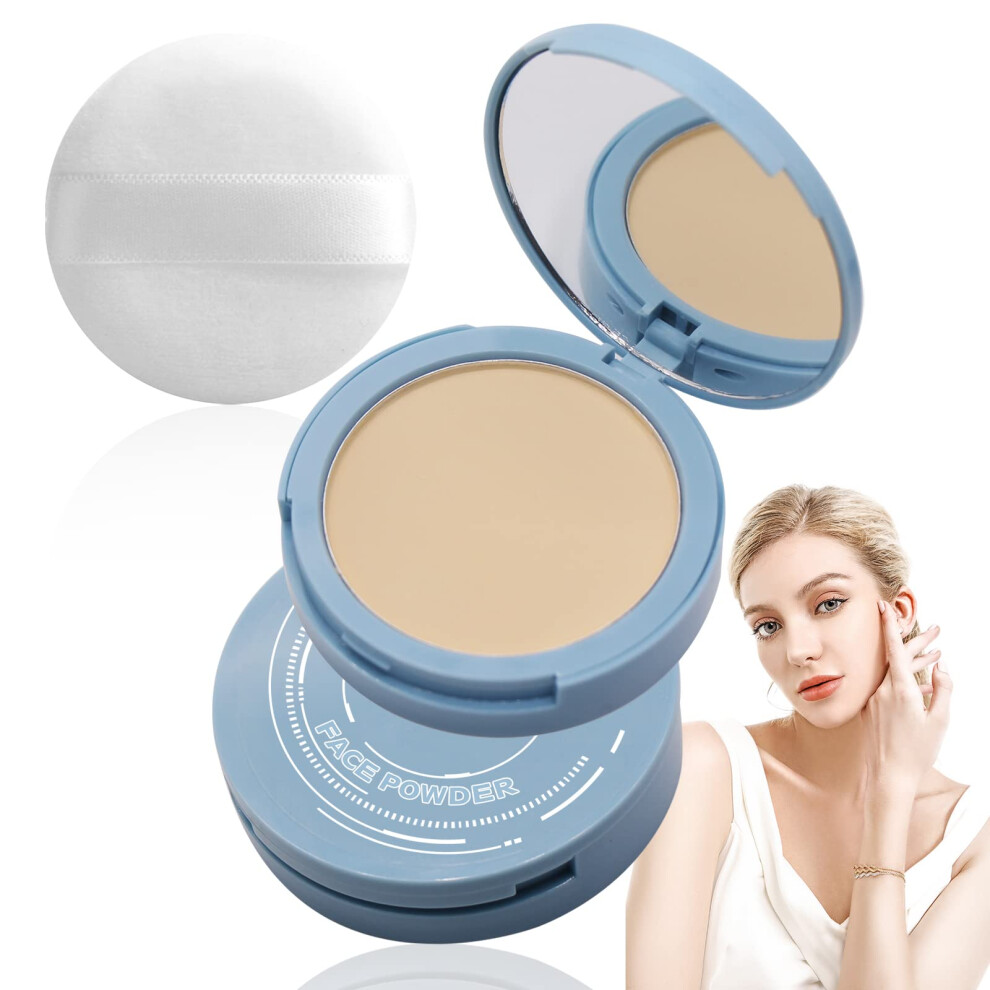Ivory Face Setting Powder Classic Long Lasting Matte Oil Control, Waterproof Lightweight Pressed Powder