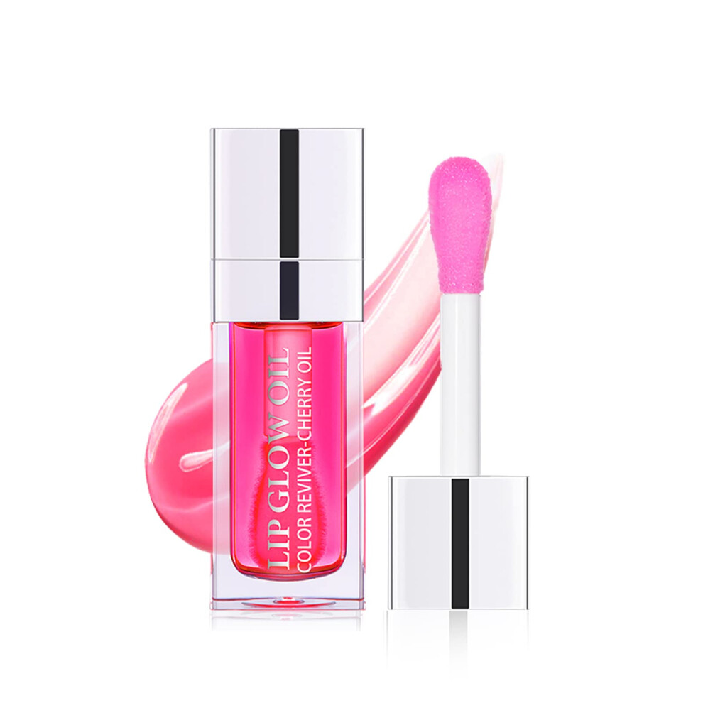 Lip Glow Oil with Instant Glossy Finish, Lightweight NonSticky Feel and Deep Lip Hydration